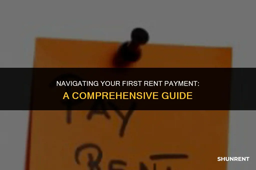 when is the first rent payment due