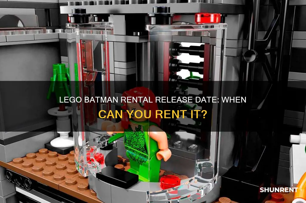 when is the lego batman available to rent