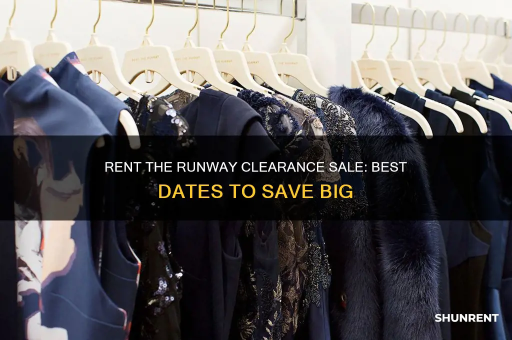 when is the rent the runway clearance sale