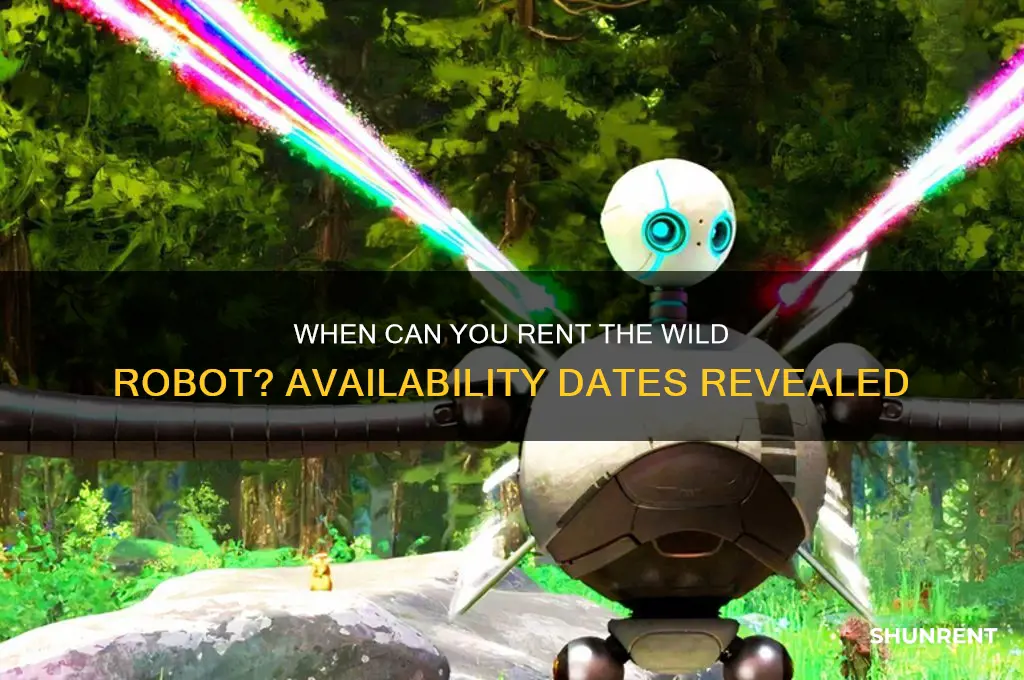 when is the wild robot available to rent