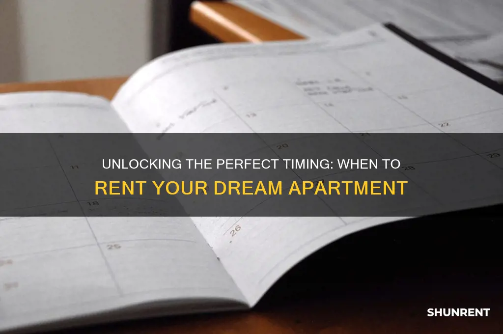 when is tje best time to rent an appartment