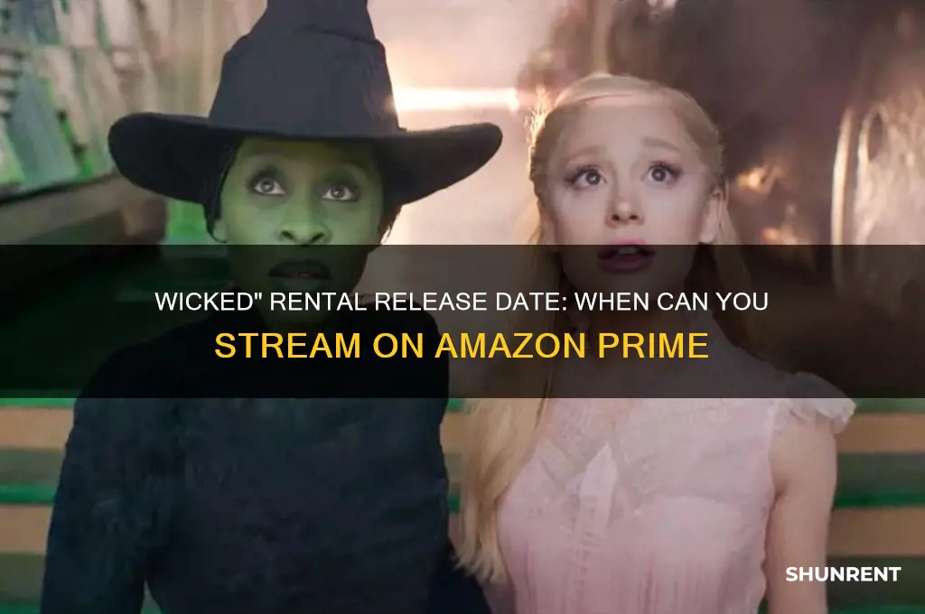 when is wicked available to rent on amazon prime