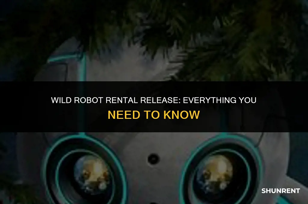when is wild robot available to rent