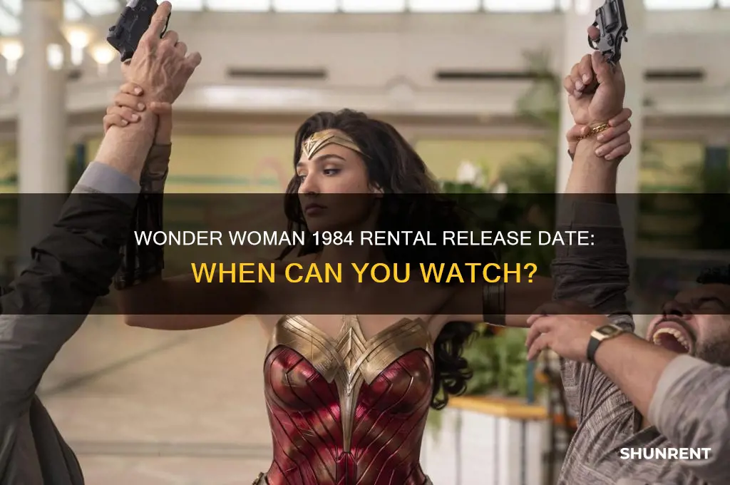 when is wonder woman 1984 available to rent