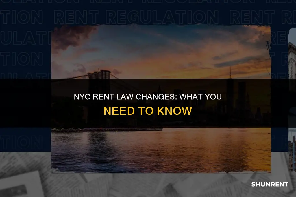 when new rent laws nyc are effective