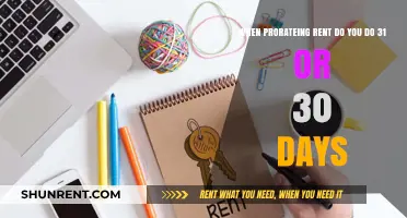 Prorating Rent: 30 vs. 31 Days – Which Calculation to Use?