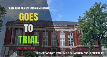 Missouri Rent and Possession Trials: What to Expect in Court