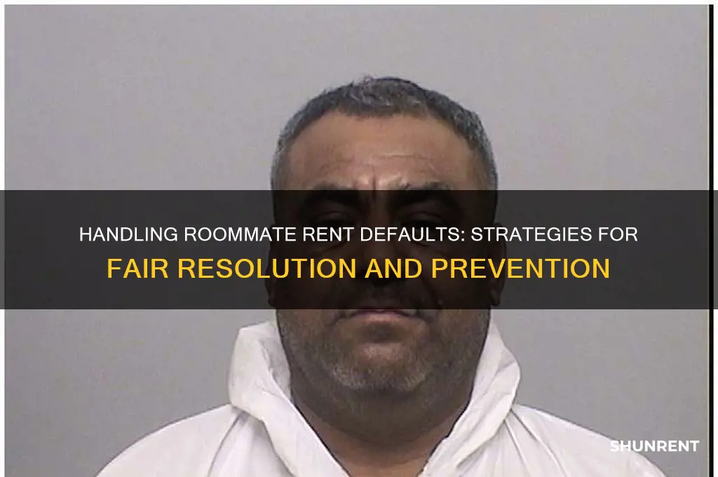 when rent is not paid by a roommate