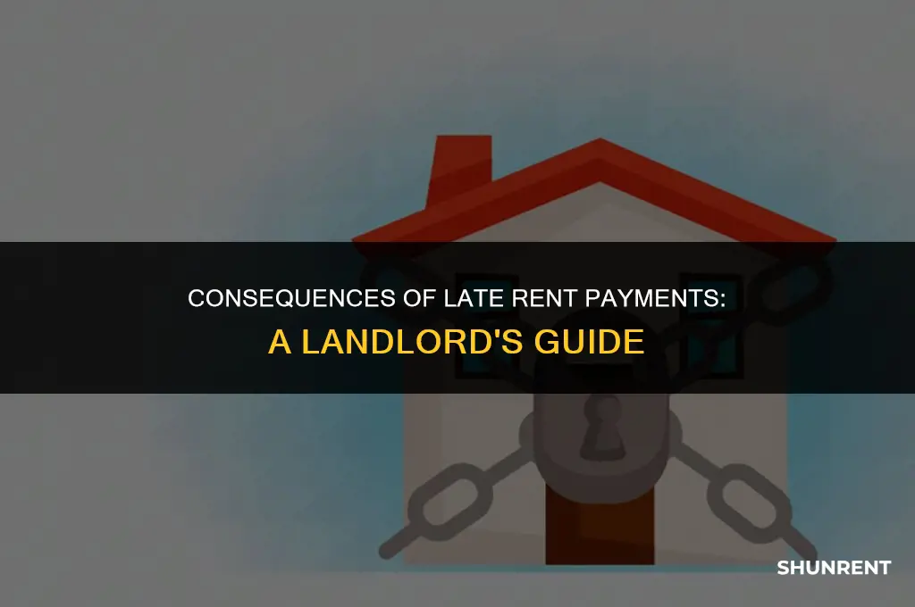 when rent is not paid on time