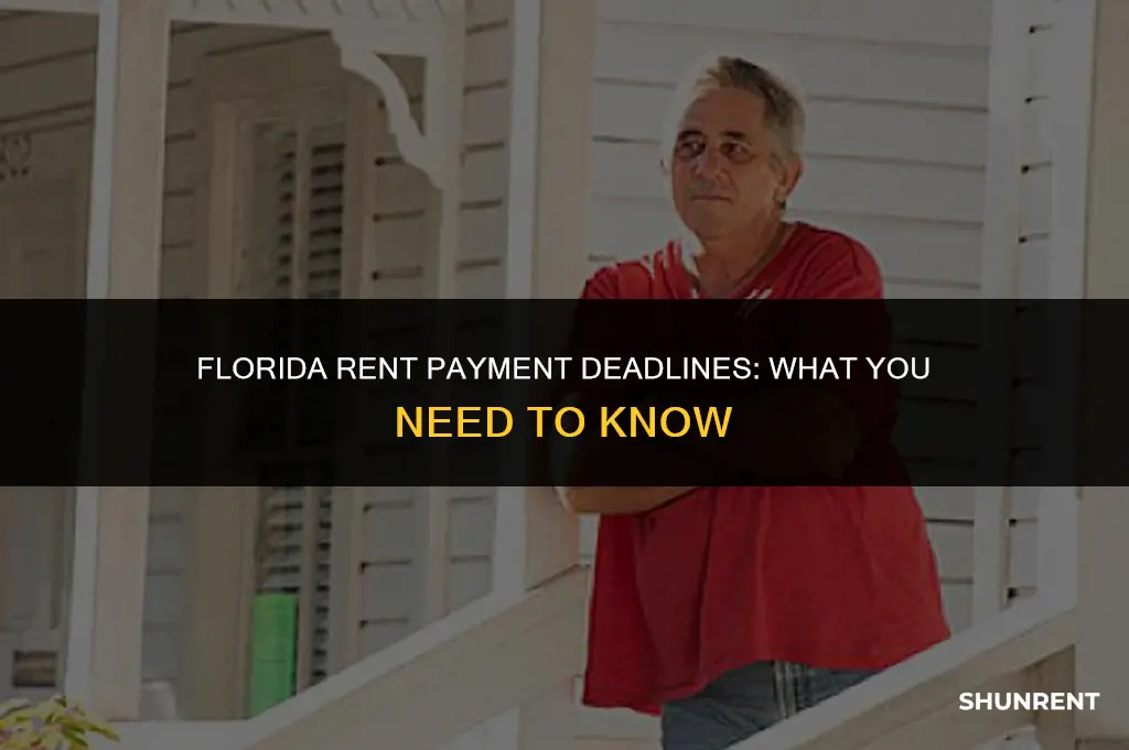 when rent payment is due in florida