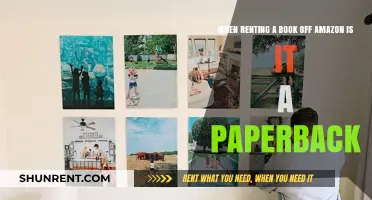 Amazon Book Rentals: Are They Always Paperback Editions?