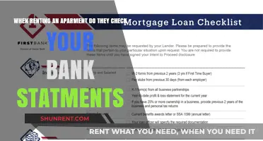Do Landlords Check Bank Statements When Renting an Apartment?