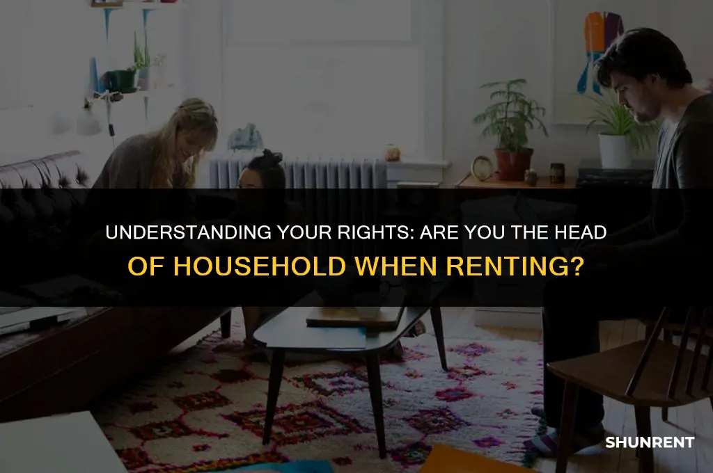 when renting are you head of household