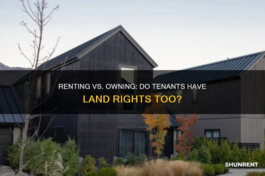 when renting do you own the land too