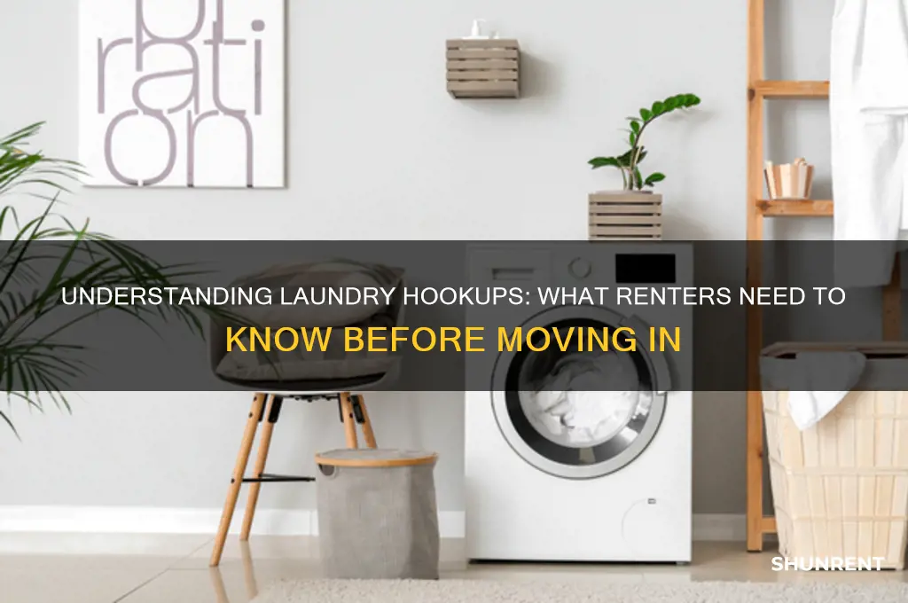 when renting what do laundry hook ups mean