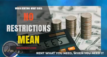 Understanding 'No Restrictions' in Rental Agreements: A Comprehensive Guide