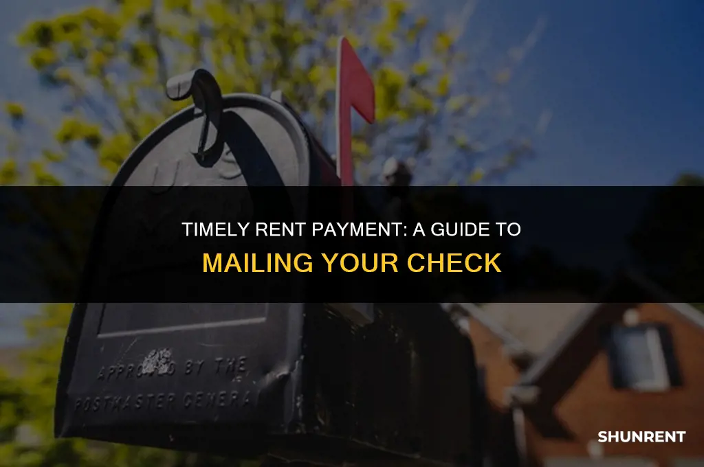 when should i mail my rent check