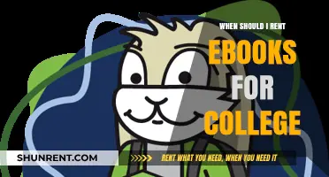 Smart Savings: When to Rent Ebooks for College Success