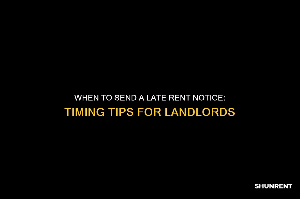 when should i send out late rent notice