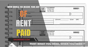 When to Expect Your Rent Paid Certificate: A Tenant's Guide