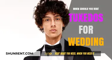 Elegant Timing: When to Rent Tuxedos for Your Wedding Day