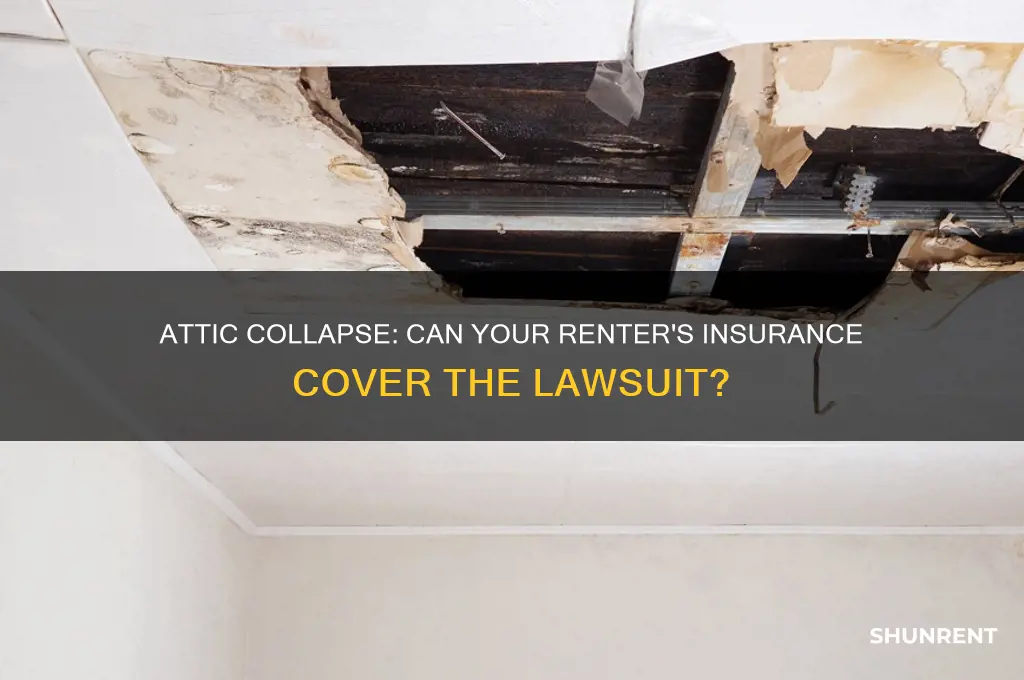 when someone falls through your attic renter