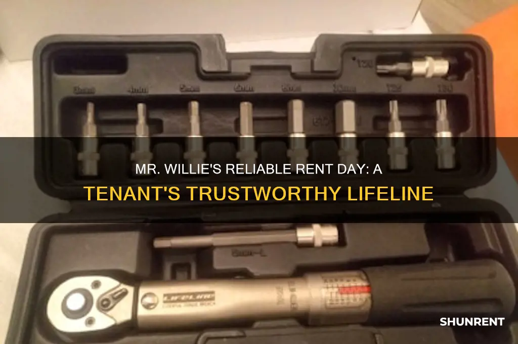 when the rent due mr willie always come through