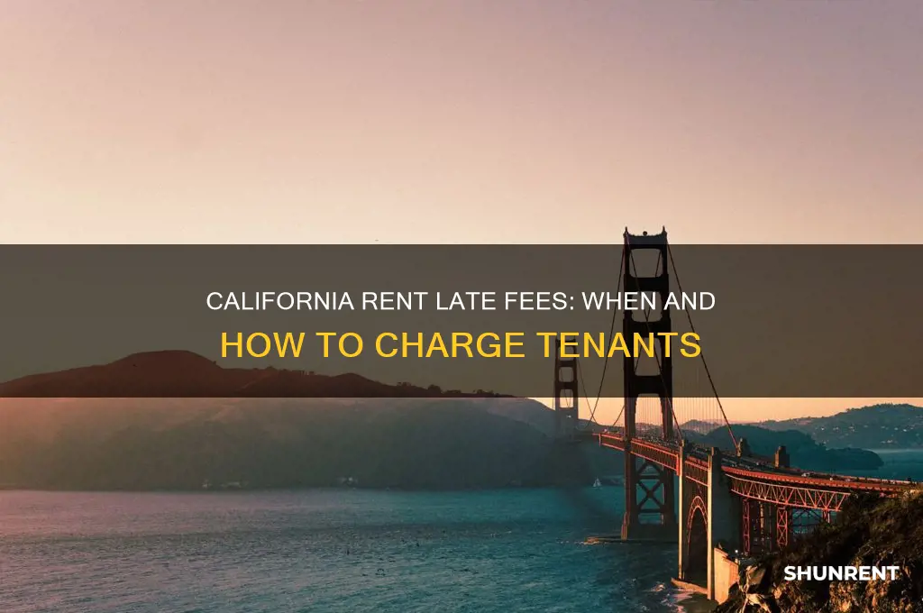 when to charge late fee on rents in california