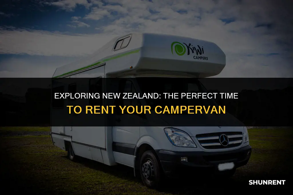 when to rent your campervan new zealand