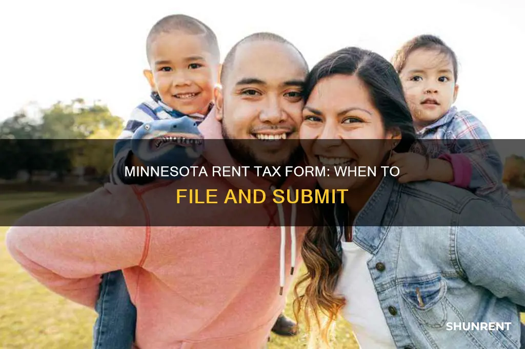 when to send in rent tax form mn