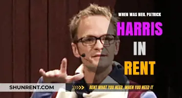 Neil Patrick Harris's Journey with 'Rent': A Timeline