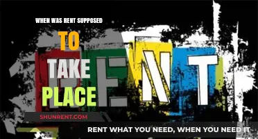 Unraveling the Timeline: When Was Rent Supposed to Take Place?