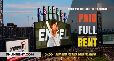 When Did the White Sox Last Pay Full Rent?