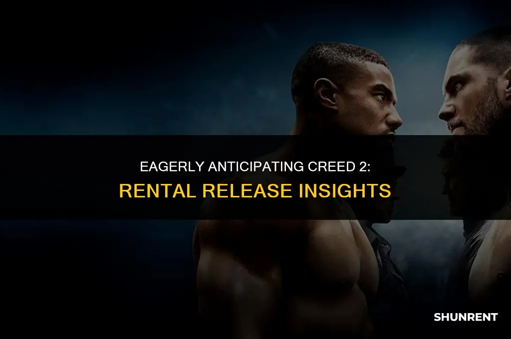 when wull creed 2 be for rent