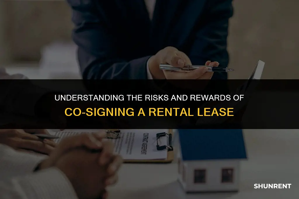 when you cosign a lease for rent