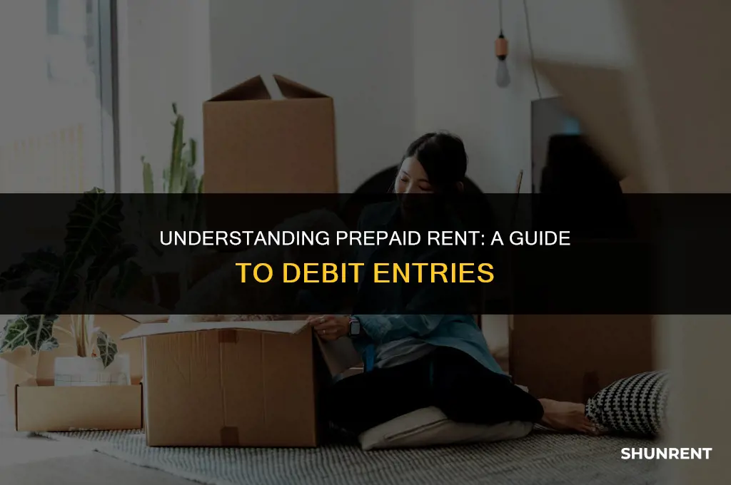 when you prepay rent what is debited