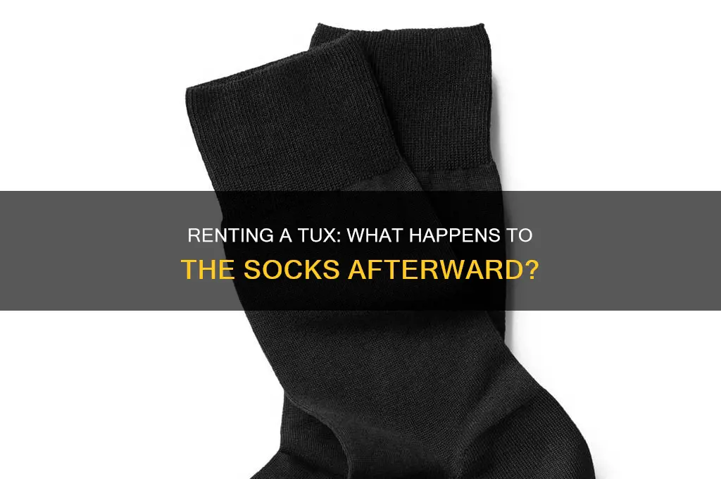 when you rent a tux do you return the socks