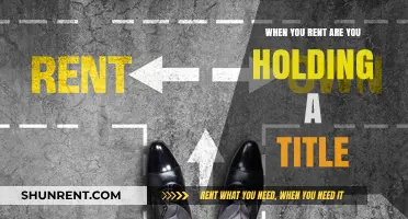 Renting vs. Owning: Do You Hold a Title as a Tenant?