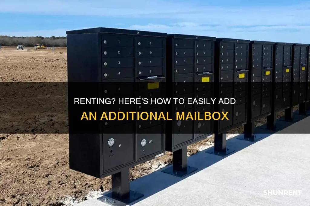 when you rent how to add additional mailbox