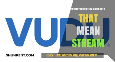 Renting on Vudu: Does It Mean Streaming or Something Else?