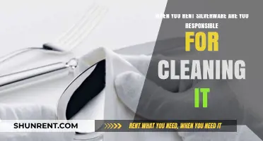 Renting Silverware: Are You Obligated to Clean It Before Returning?