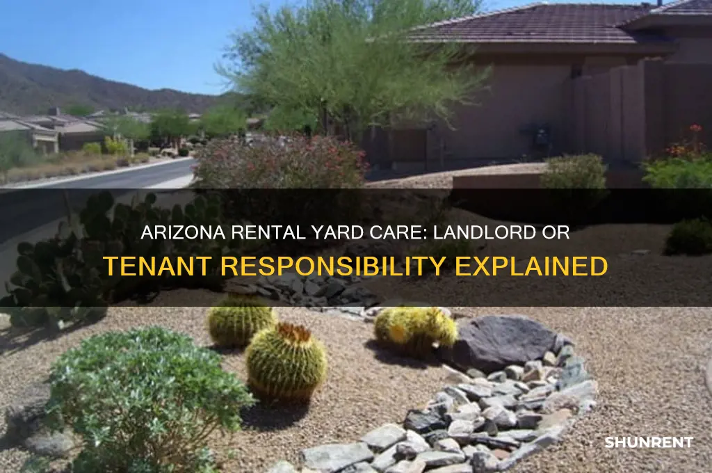 when you rent who does yard maintenance arizona