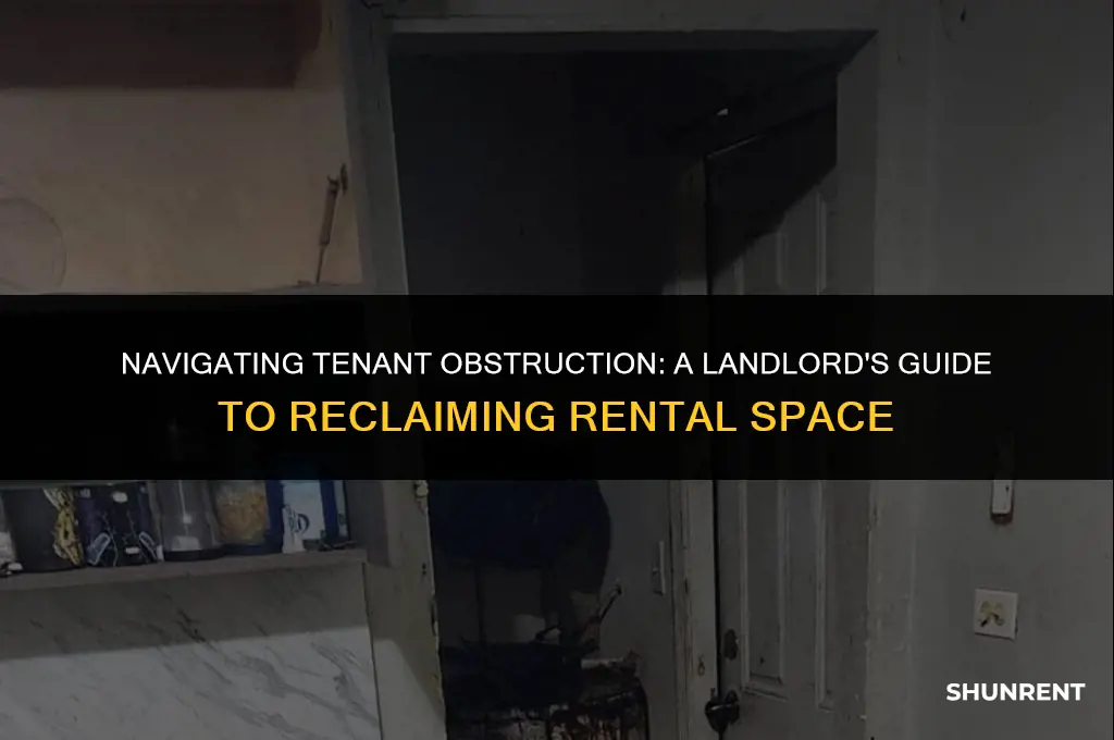 when your tenant prevents you from renting