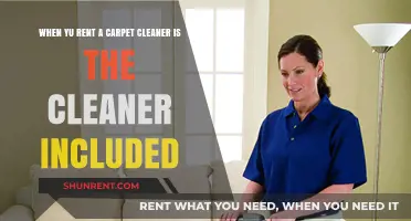 Carpet Cleaner Rentals: Does the Cleaning Solution Come Included?