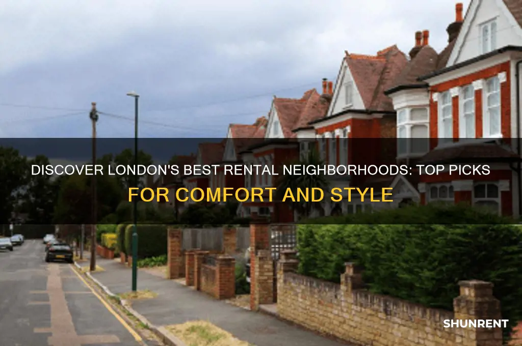 where are nice places to rent in london