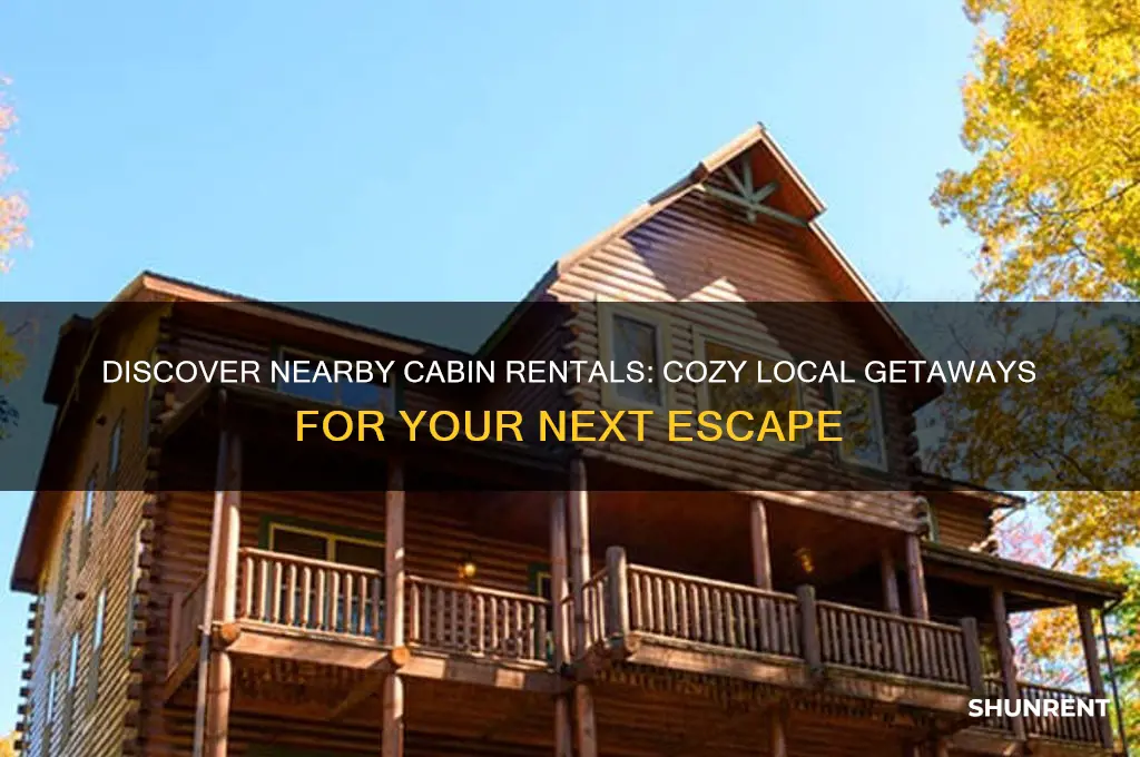 where are some local places to rent cabins
