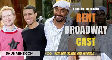 Unveiling the Whereabouts of Rent's Original Broadway Cast