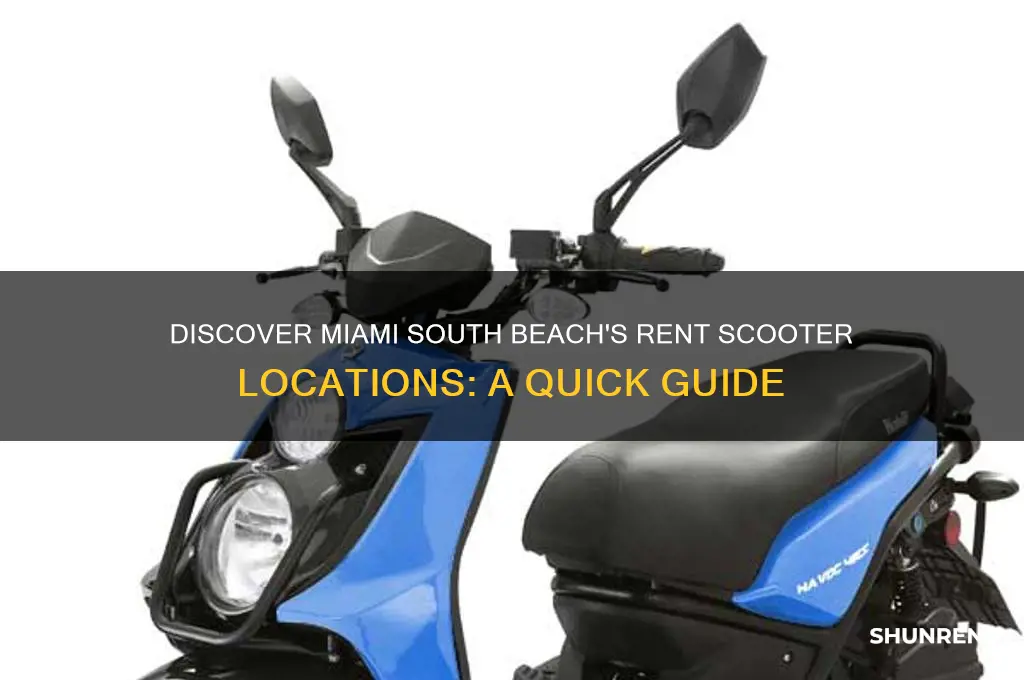 where are the rent scooters at miami south beach