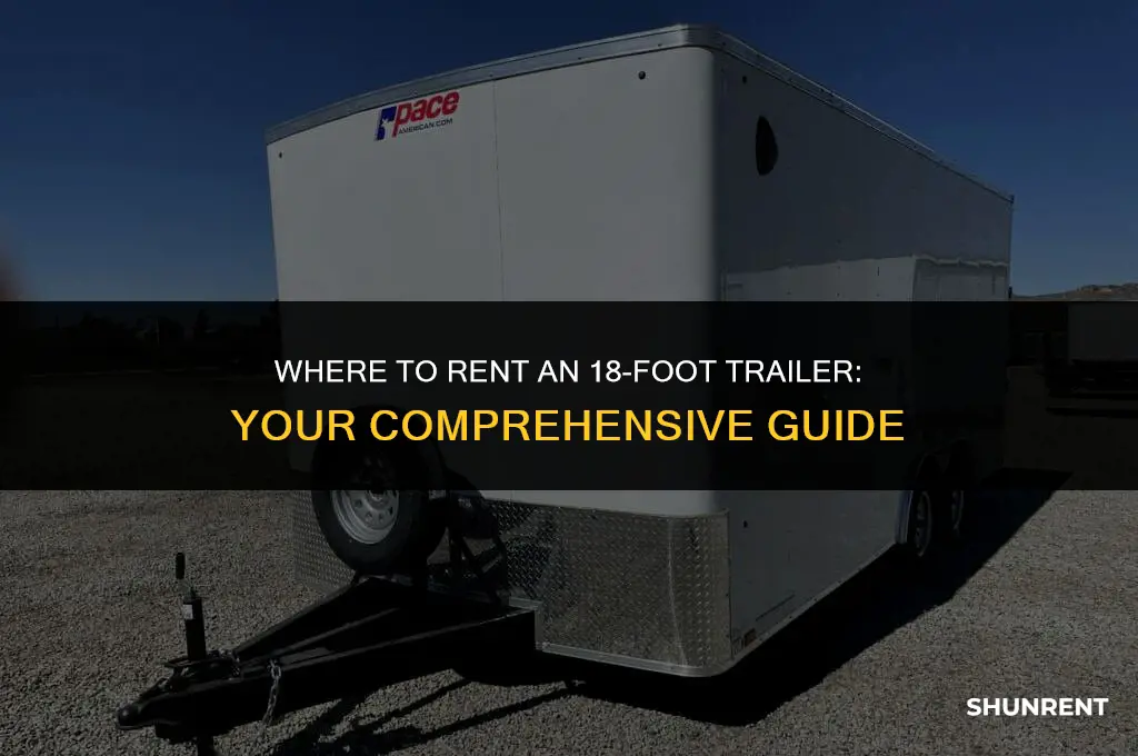 where cani rent an 18 foot trailer