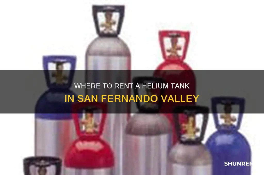 where could i rent a helum tank san fernando